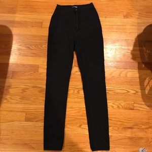 Fashion nova high waisted black pants